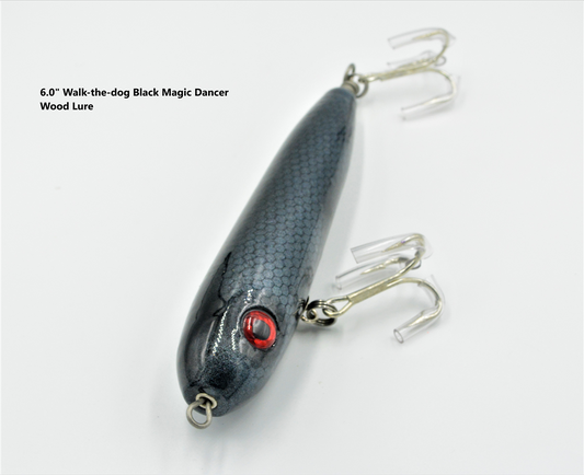 6.0” Top Water Magic Dancer | Walk-the-dog tail weighted lure