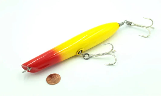 Red Head & Yellow | Custom 6.5” (inch) Wood Pencil Popper