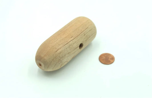 Rolling Pin Lure | Small 3.5" inch uniform thickness wood Musky fishing lure