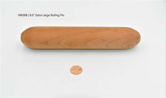 Rolling Pin Lure  Extra Large 8.0 inch uniform thickness Lure (optional through holes)